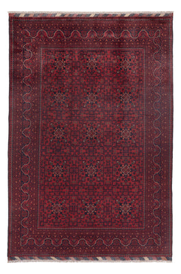 Afghan Teppich - Kunduz - 290 x 199 cm - dunkelrot