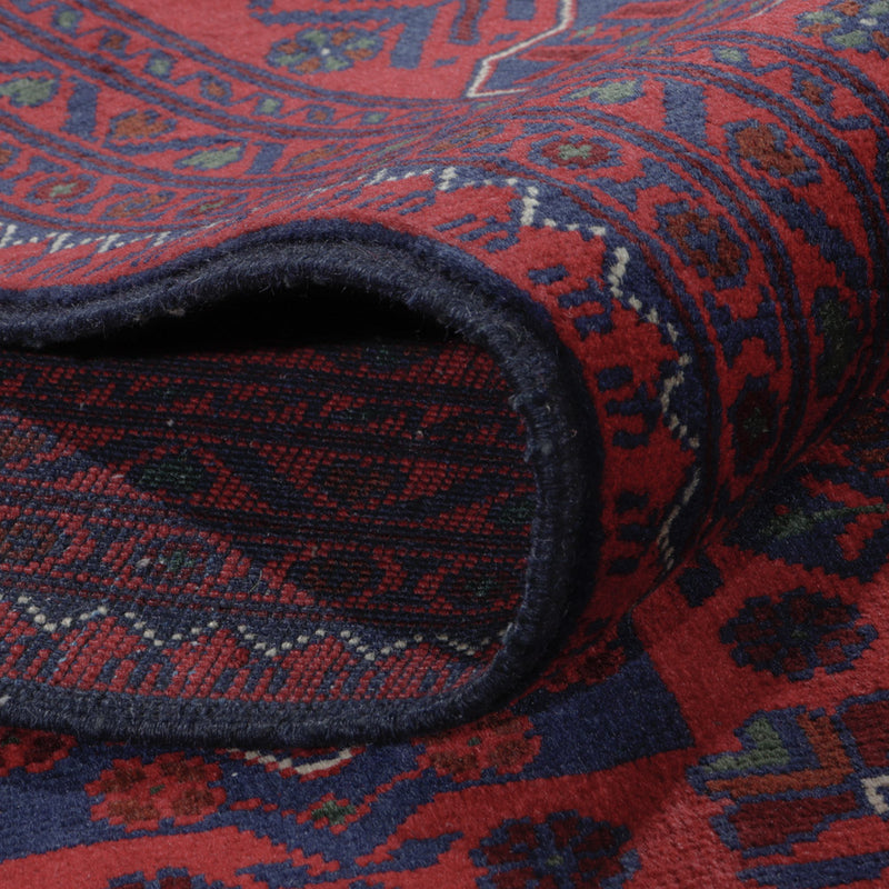 Afgański dywan - Kunduz - 301 x 200 cm - ciemna czerwień