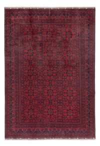 Afghan Teppich - Kunduz - 289 x 199 cm - dunkelrot