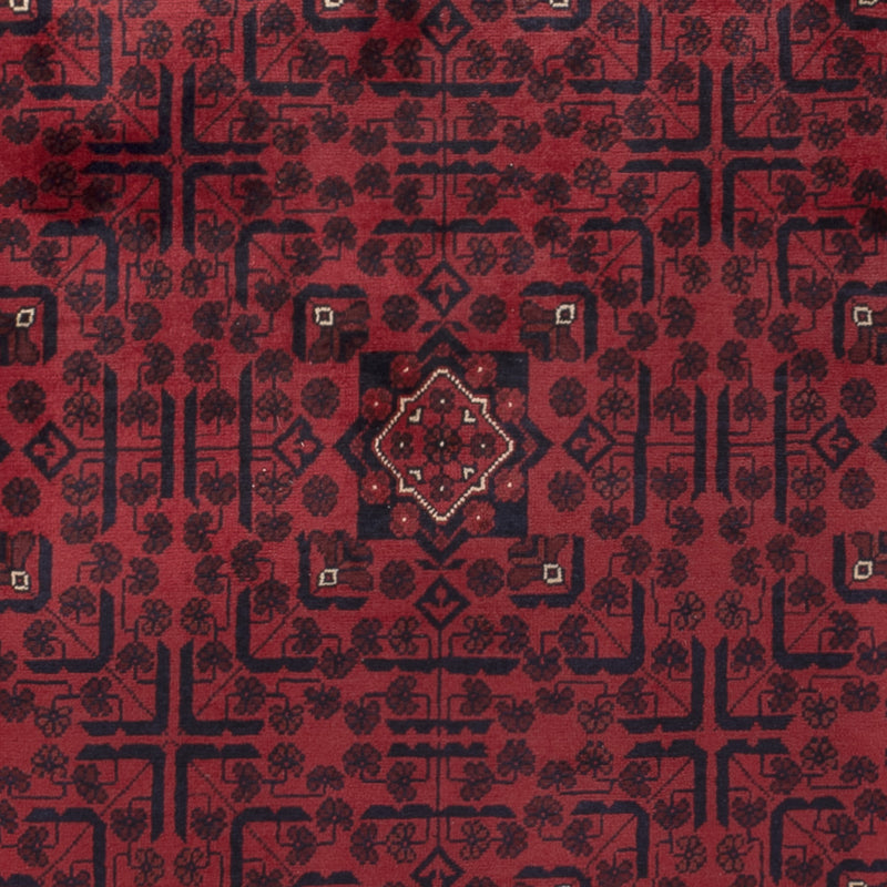 Afghan Teppich - Kunduz - 285 x 197 cm - dunkelrot