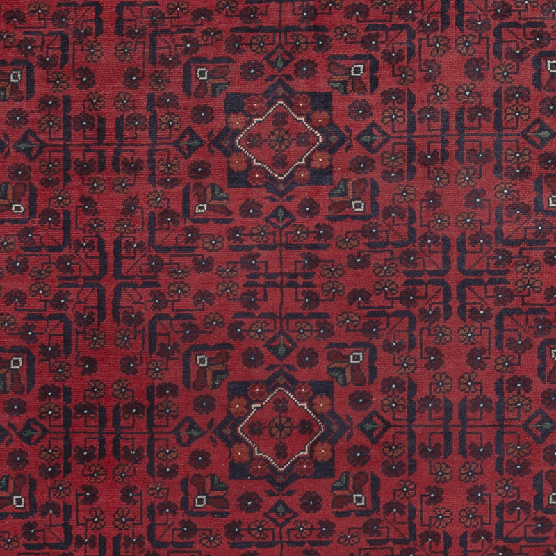 Afghan Teppich - Kunduz - 287 x 195 cm - dunkelrot
