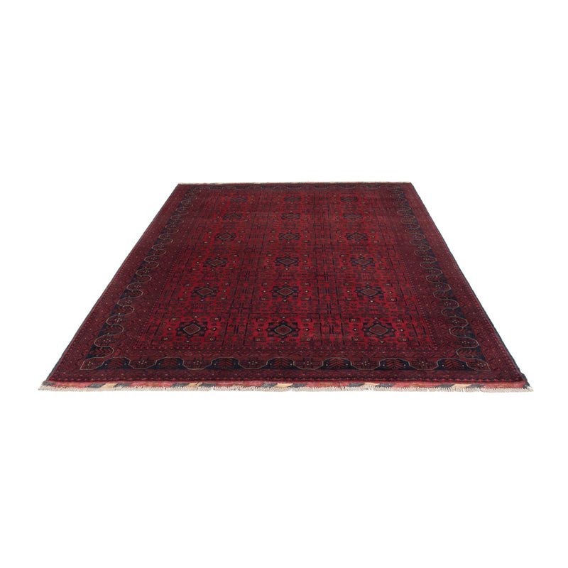 Afghan Teppich - Kunduz - 287 x 200 cm - dunkelrot