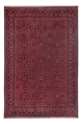 Afghan Teppich - Kunduz - 294 x 197 cm - dunkelrot