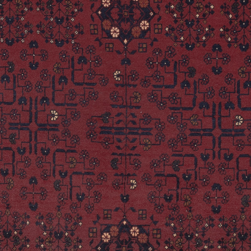 Afghan Teppich - Kunduz - 287 x 194 cm - dunkelrot