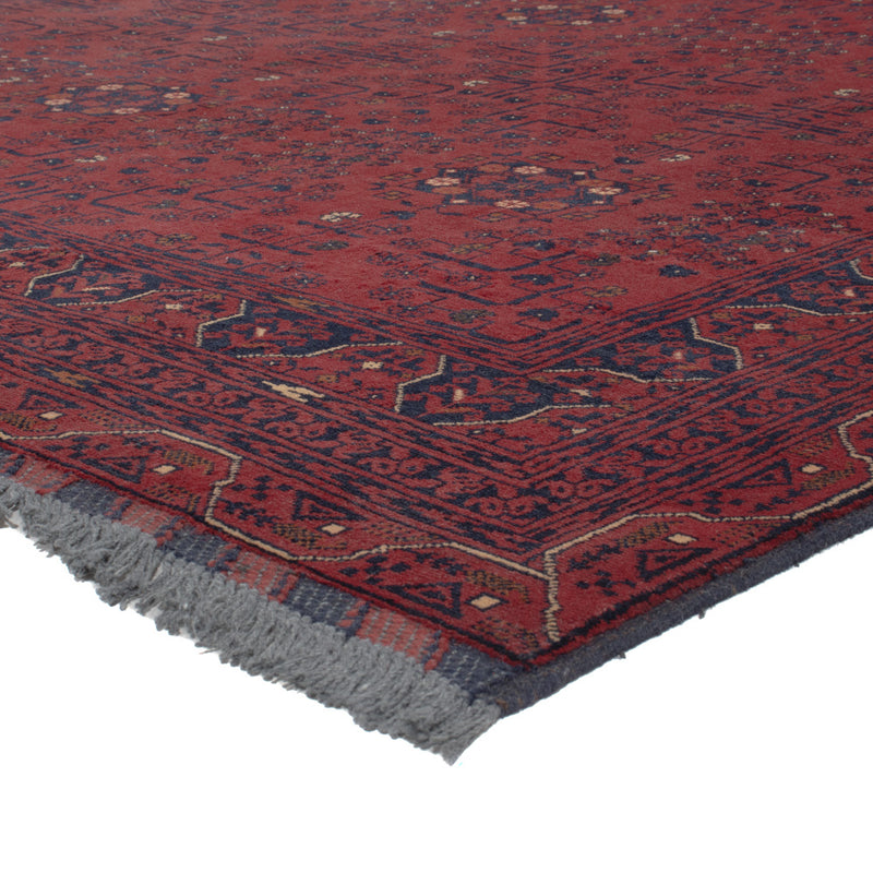 Afghan Teppich - Kunduz - 287 x 194 cm - dunkelrot