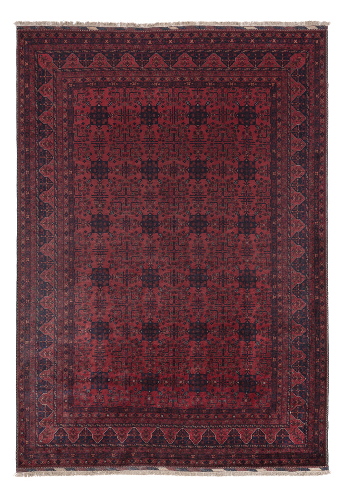 Afghan Teppich - Royal - 294 x 209 cm - dunkelrot