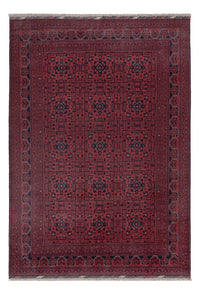 Afghan Teppich - Kunduz - 289 x 195 cm - dunkelrot