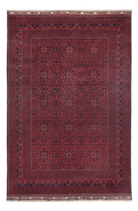 Afghan Teppich - Kunduz - 292 x 198 cm - dunkelrot