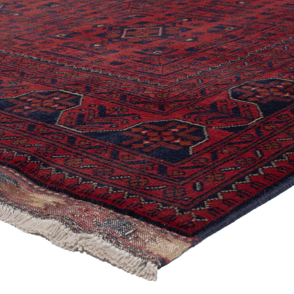 Afghan Teppich - Kunduz - 290 x 197 cm - hellrot