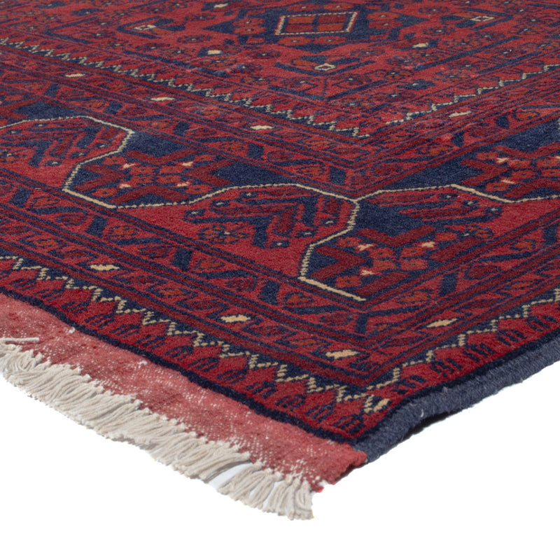 Afghan Teppich - Kunduz - 290 x 196 cm - dunkelrot