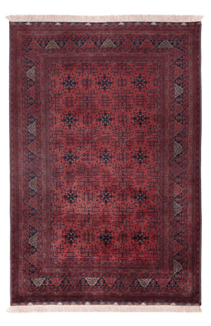 Afghan Teppich - Royal - 299 x 198 cm - dunkelrot