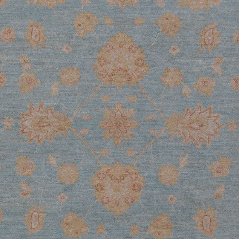 Ziegler Teppich - 355 x 255 cm - blau