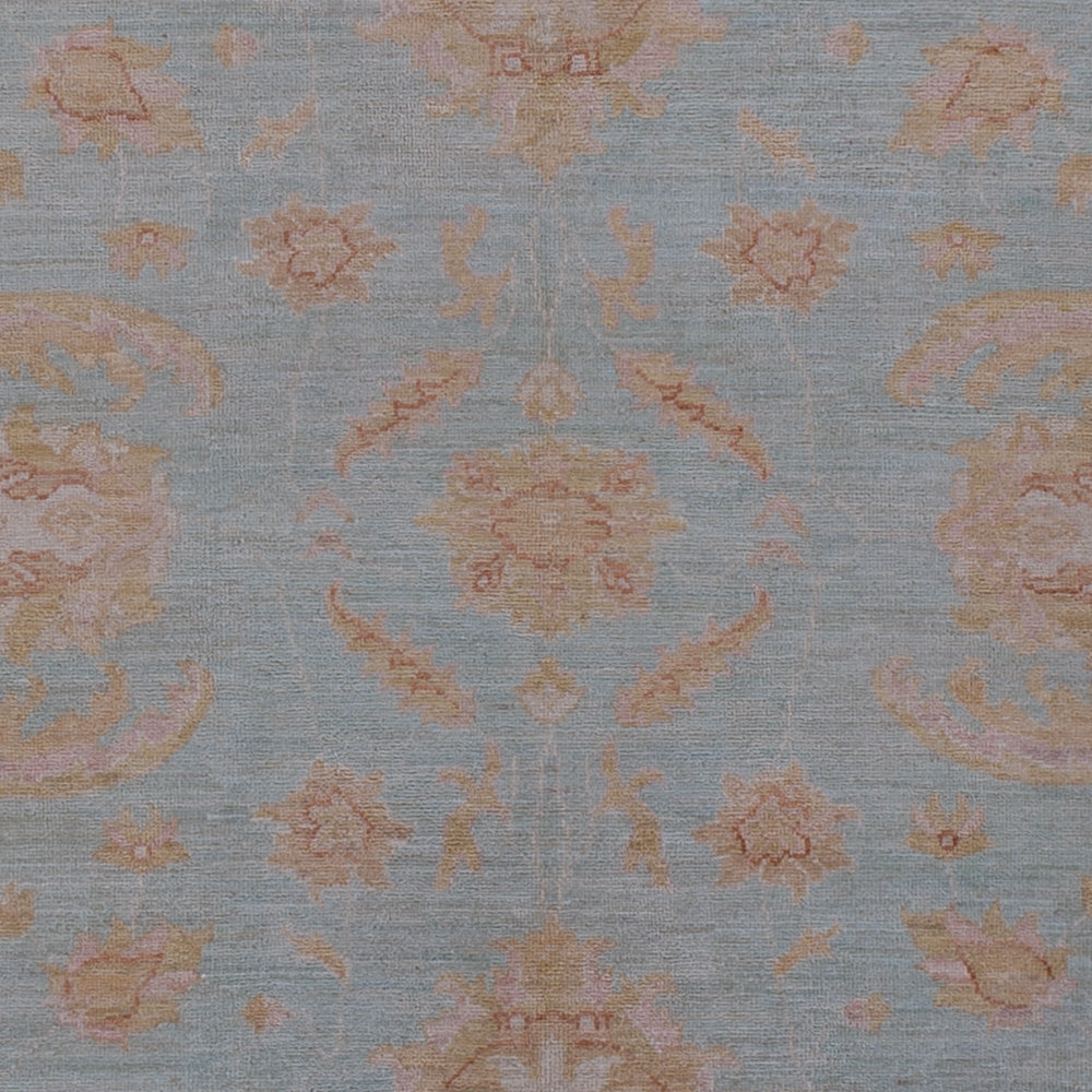 Ziegler Teppich - 344 x 253 cm - blau