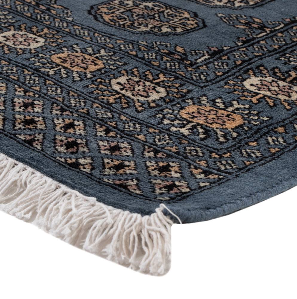 Pakistan Teppich - 151 x 94 cm - blau