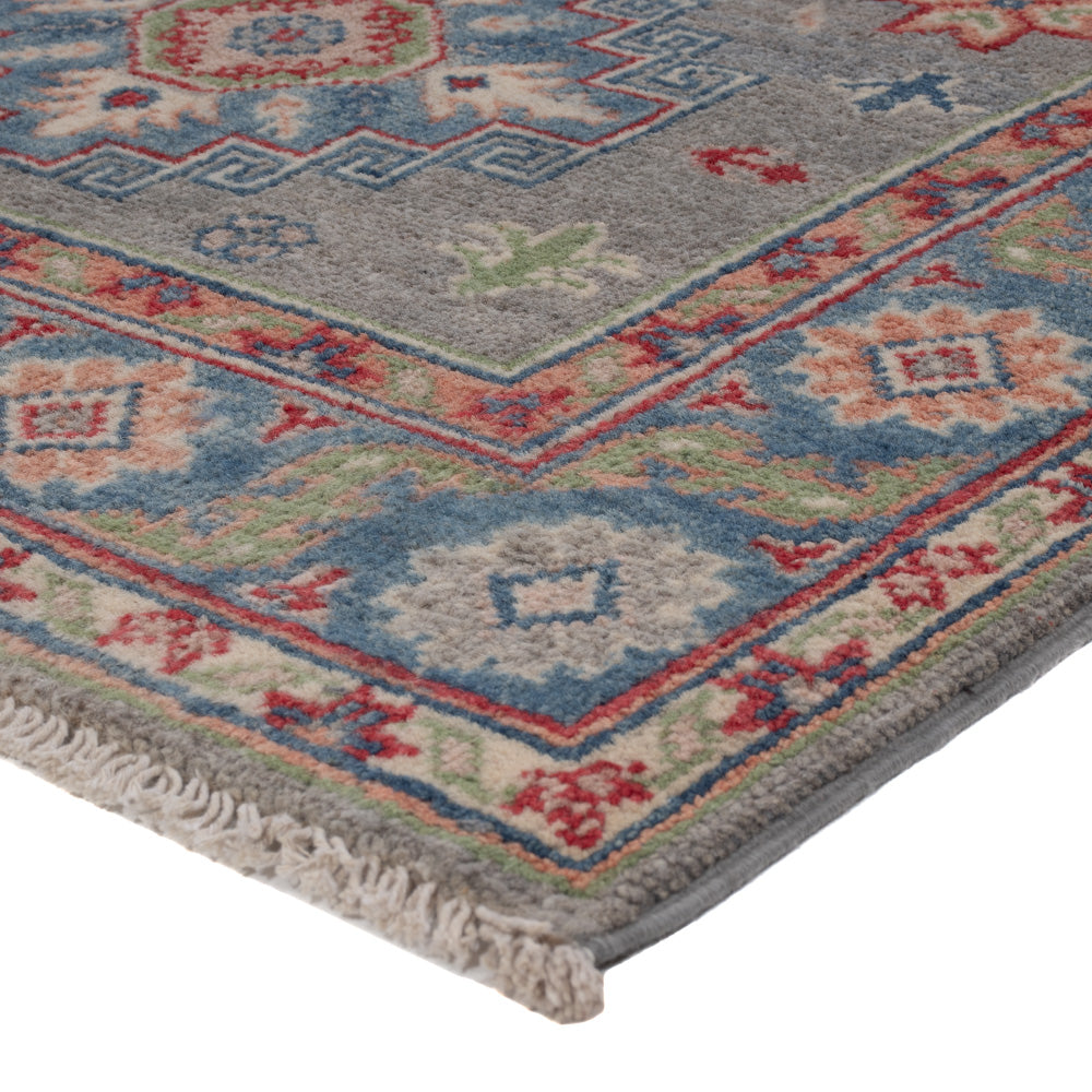 Dywan Ziegler - Kazak - 123 x 79 cm - niebieski