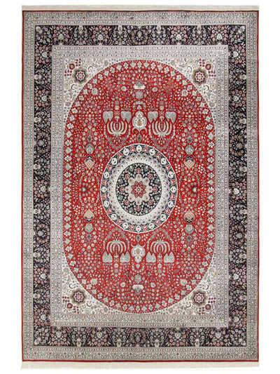 Chiński jedwab Dywan 272x370cm - Dywan orientalny