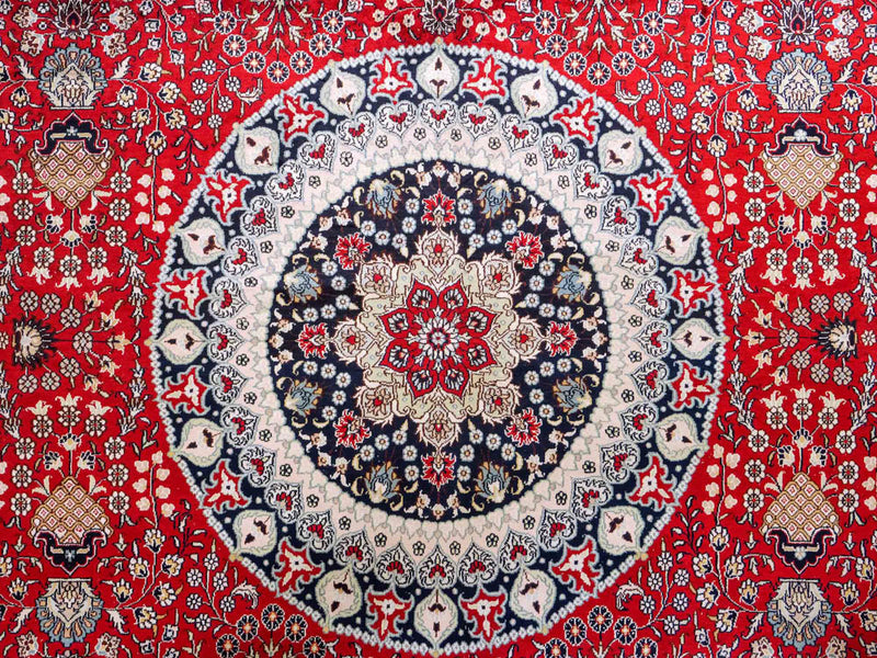 Chiński jedwab Dywan 370x272cm - Dywan orientalny