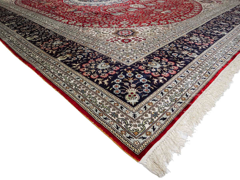 Chiński jedwab Dywan 370x272cm - Dywan orientalny