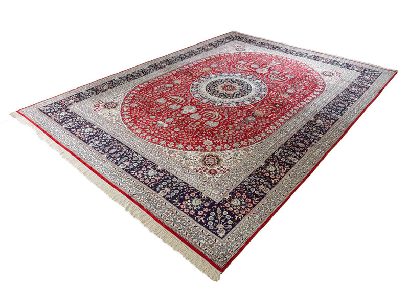 Chiński jedwab Dywan 370x272cm - Dywan orientalny
