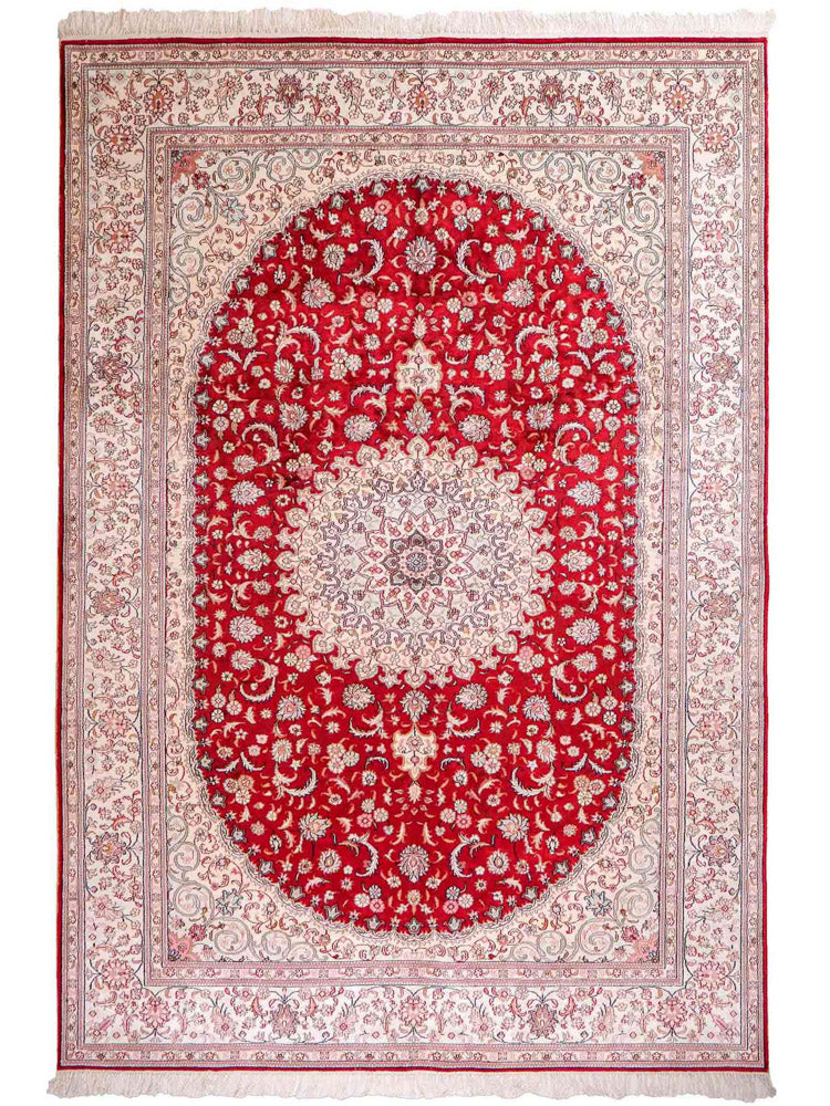 Chiński jedwab Dywan 263x180cm - Dywan orientalny