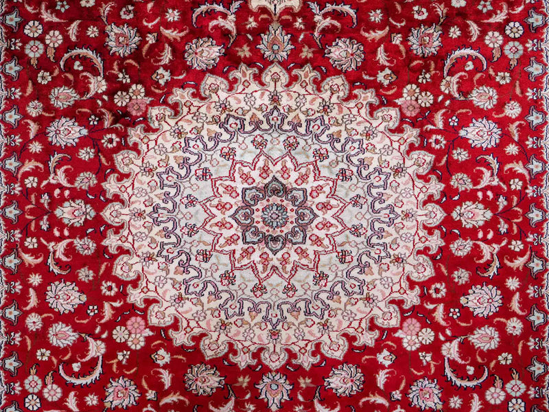Chiński jedwab Dywan 263x180cm - Dywan orientalny