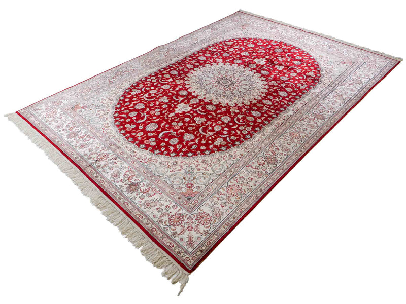 Chiński jedwab Dywan 263x180cm - Dywan orientalny
