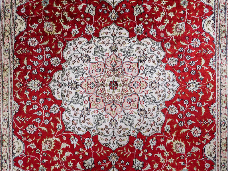 Chiński jedwab Dywan 272x188cm - Dywan orientalny