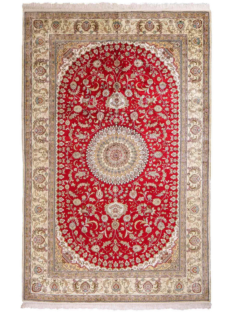 Chiński jedwab Dywan 240x153cm - Dywan orientalny