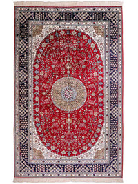 Chiński jedwab Dywan 246x152cm - Dywan orientalny – product image
