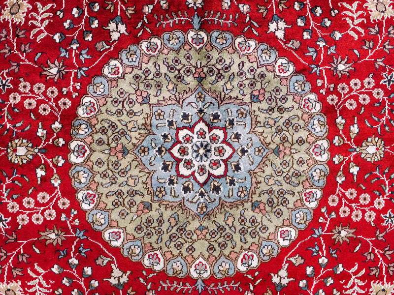 Chiński jedwab Dywan 246x152cm - Dywan orientalny