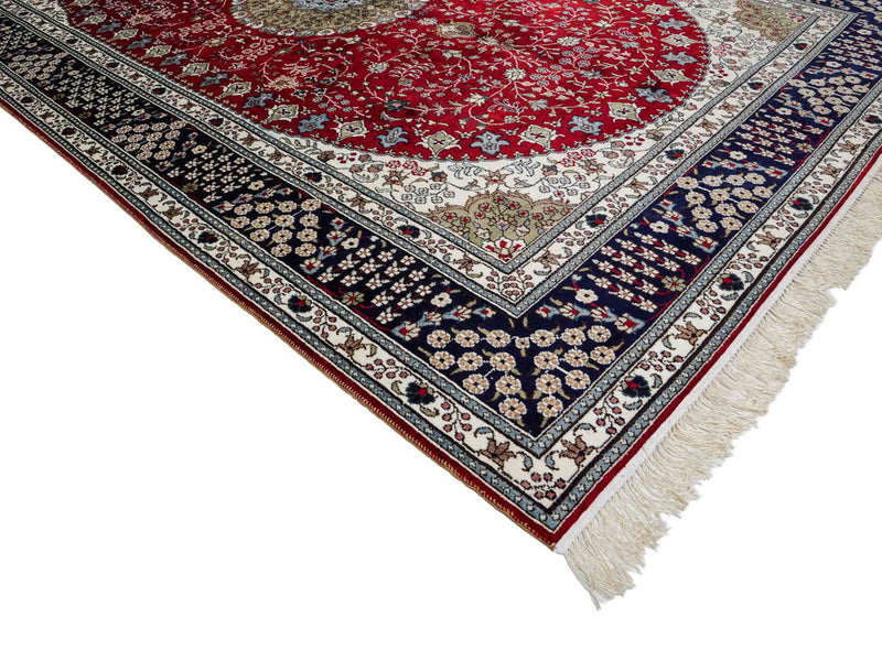 Chiński jedwab Dywan 246x152cm - Dywan orientalny