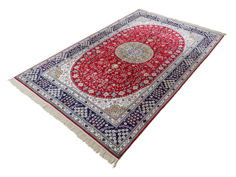 Chiński jedwab Dywan 246x152cm - Dywan orientalny