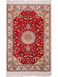 Chiński jedwab Dywan 117x77cm - Dywan orientalny – product image