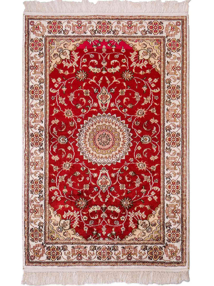 Chiński jedwab Dywan 117x77cm - Dywan orientalny