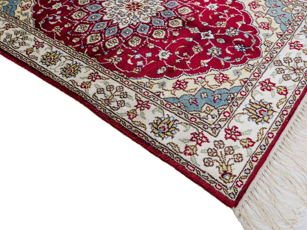 Chiński jedwab Dywan 87x56cm - Dywan orientalny