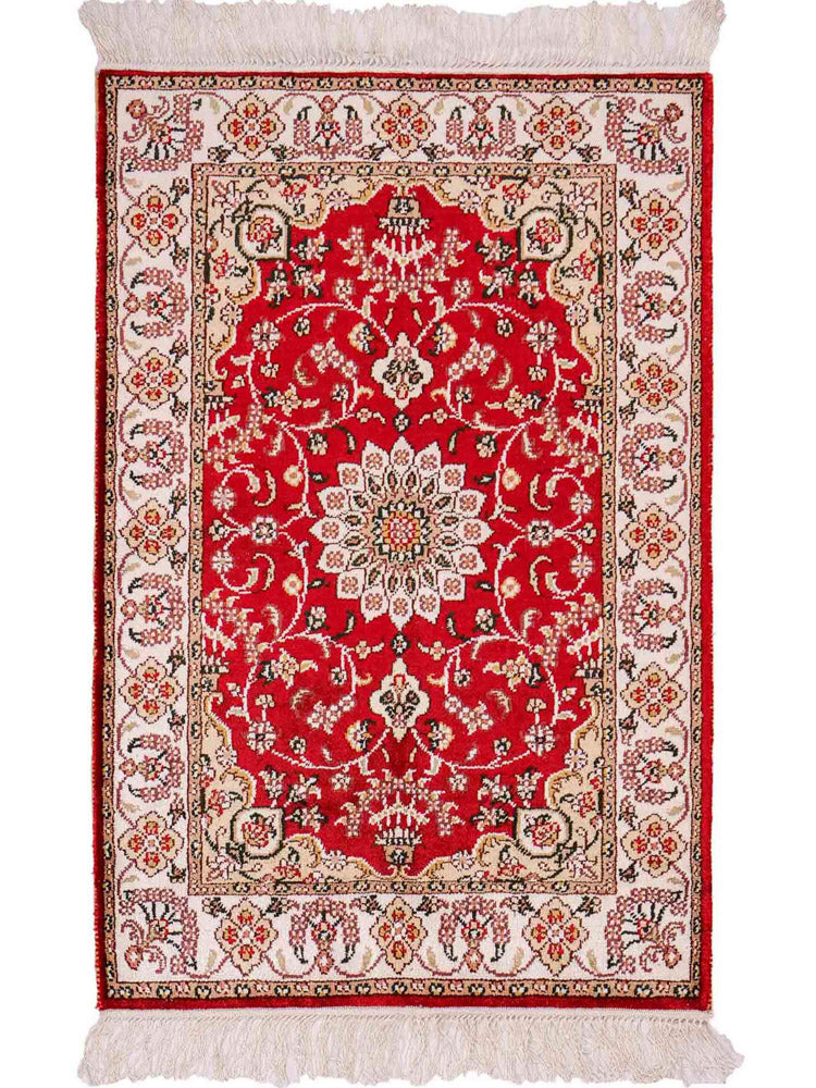 Chiński jedwab Dywan 91x62cm - Dywan orientalny