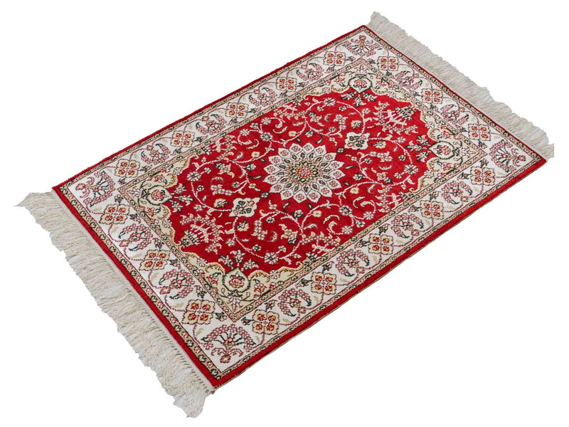 Chiński jedwab Dywan 91x62cm - Dywan orientalny
