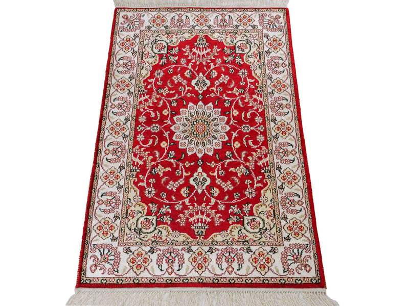Chiński jedwab Dywan 91x62cm - Dywan orientalny