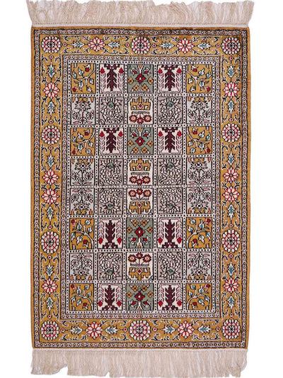 Chiński jedwab Dywan 63x93cm - Dywan orientalny
