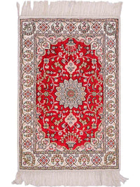 Chiński jedwab Dywan 89x62cm - Dywan orientalny – product image