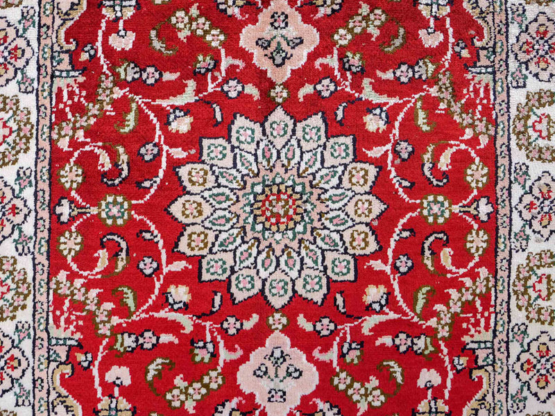Chiński jedwab Dywan 89x62cm - Dywan orientalny