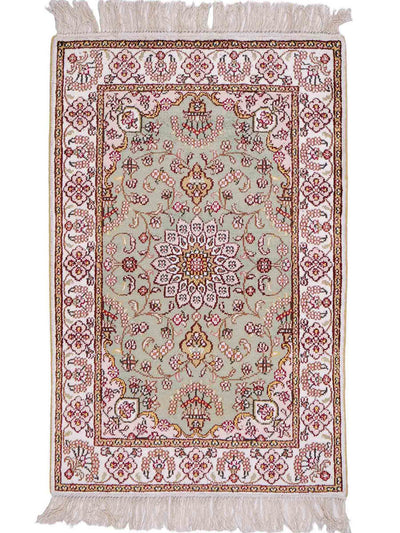 Chiński jedwab Dywan 63x92cm - Dywan orientalny