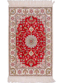 Chiński jedwab Dywan 89x62cm - Dywan orientalny – product image