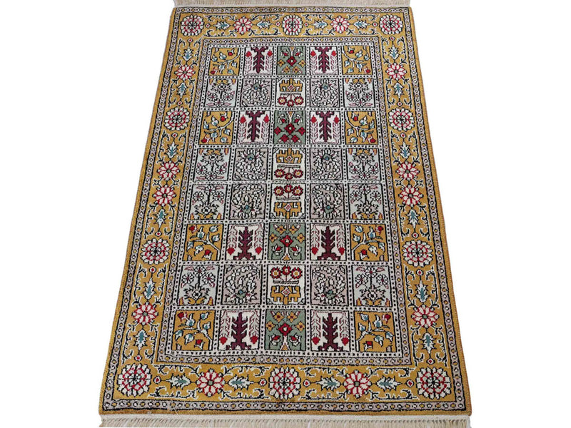 Chiński jedwab Dywan 92x64cm - Dywan orientalny