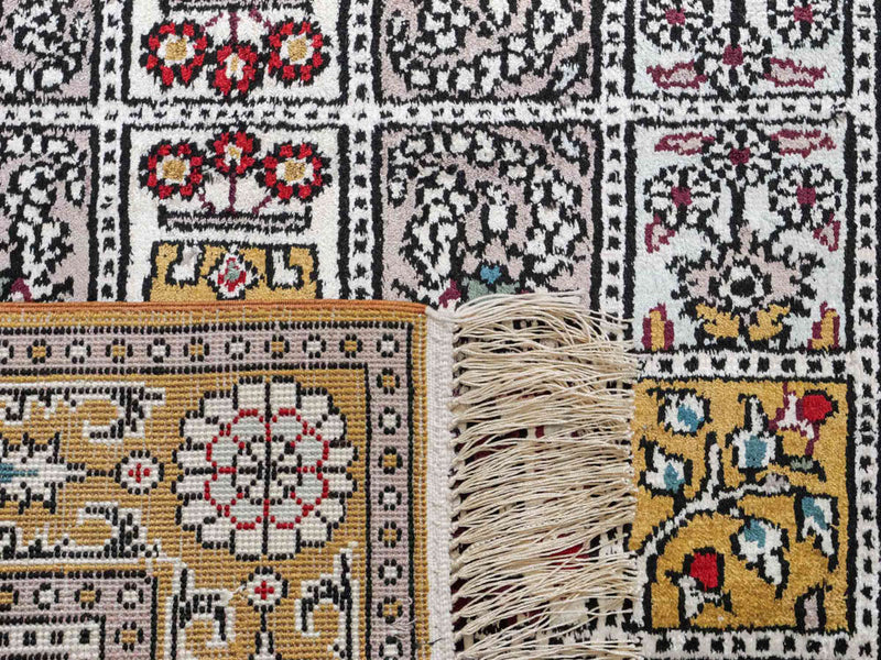 Chiński jedwab Dywan 92x64cm - Dywan orientalny