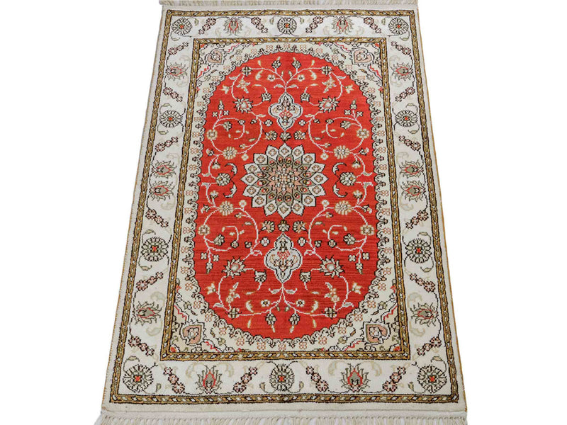 Chiński jedwab Dywan 93x61cm - Dywan orientalny
