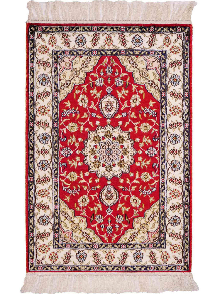 Chiński jedwab Dywan 92x60cm - Dywan orientalny