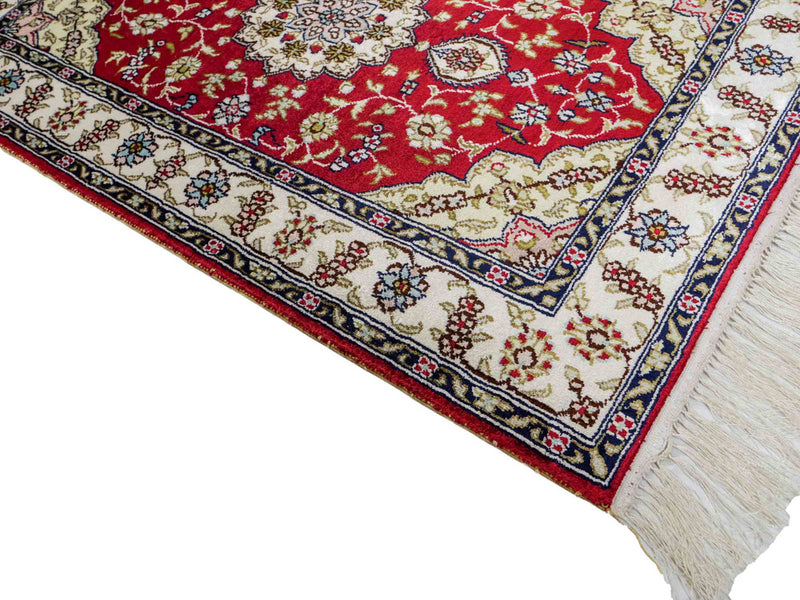 Chiński jedwab Dywan 92x60cm - Dywan orientalny