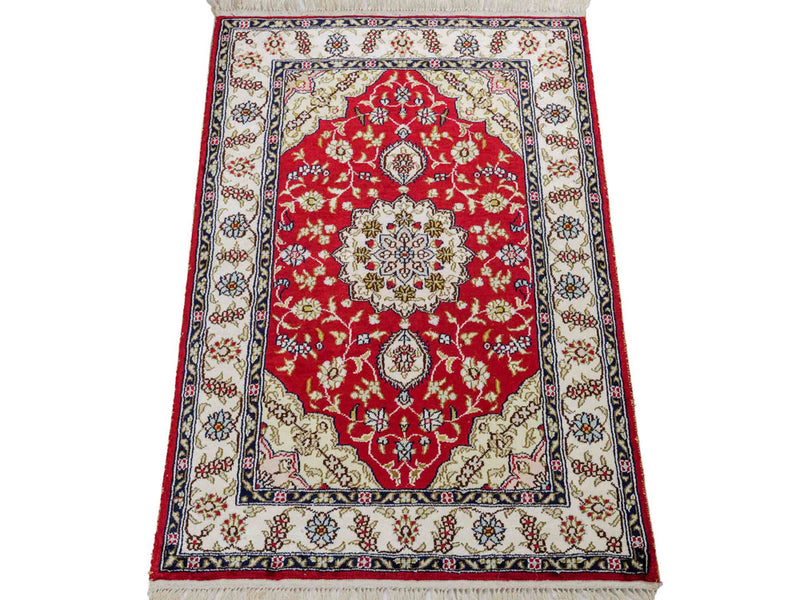 Chiński jedwab Dywan 92x60cm - Dywan orientalny