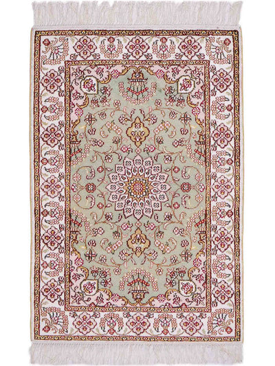 Chiński jedwab Dywan 63x93cm - Dywan orientalny